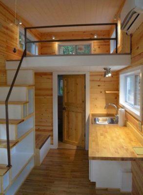 Thiết kế thông minh và hữu ích cho gia đinhg ở thành phố khi toàn bộ tiện ích căn bản đều được tích hợp trong không gian nhỏ