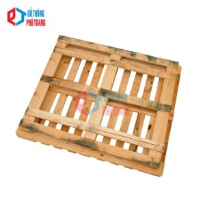 pallet gỗ thông 110cm x 130cm nâng 4 chiều