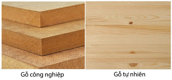 Gỗ thông công nghiệp và gỗ tự nhiên nên chọn loại nào