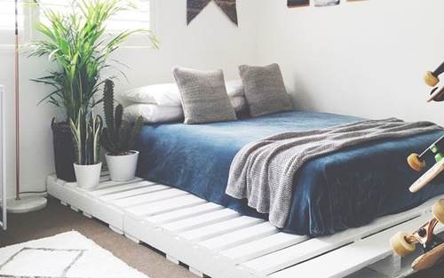 Giường pallet gỗ