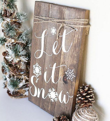 trang tri noel bang pallet go cu