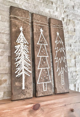 trang tri noel bang pallet go cu