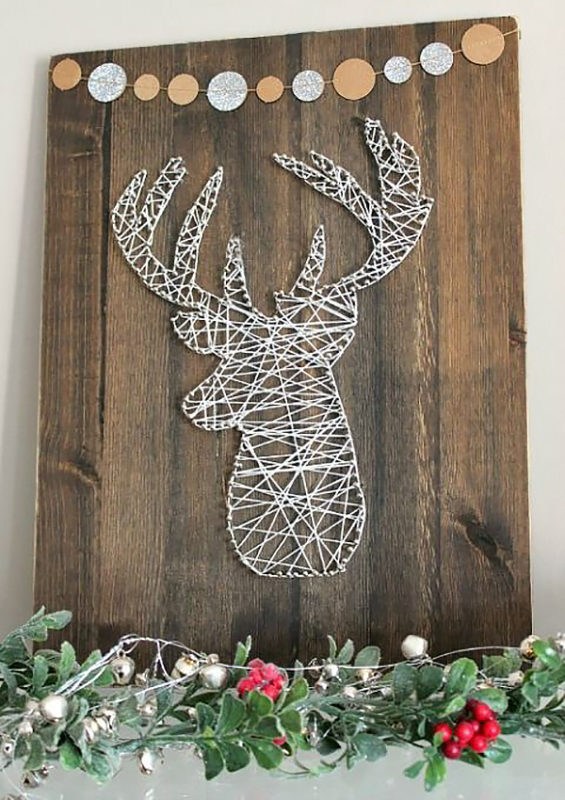 Ý tưởng trang trí Noel bằng pallet gỗ cũ