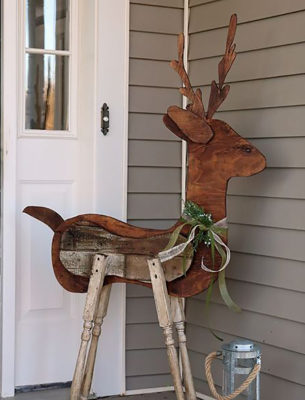 trang tri noel bang pallet go cu