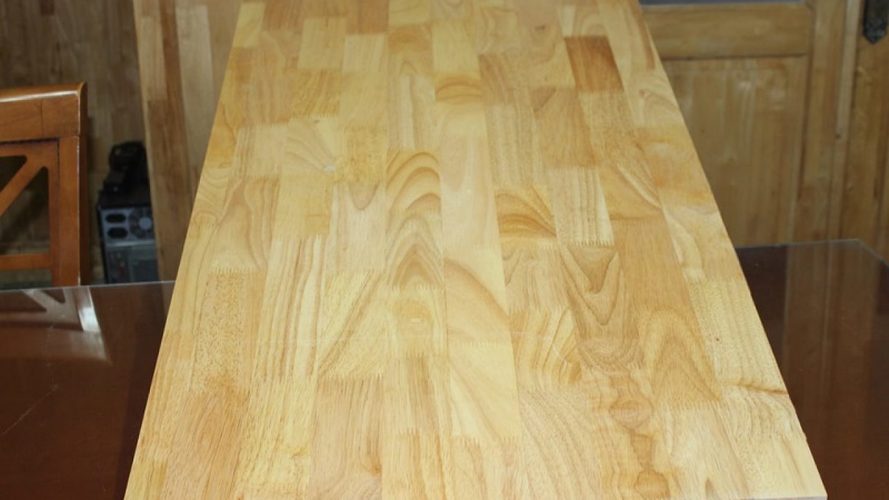 Gỗ keo ghép thanh đã qua gia công xử lý