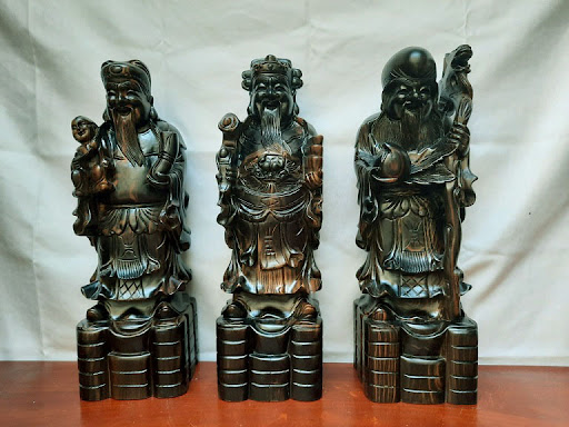 tượng phật gỗ mun hoa