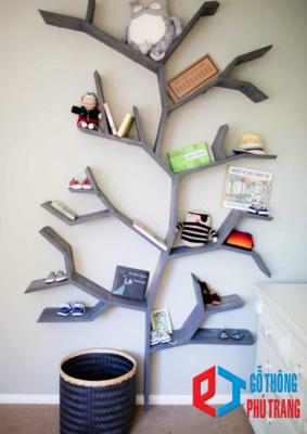 Giá sách hình cây