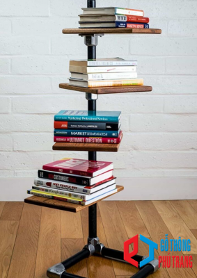 Giá sách trụ cây