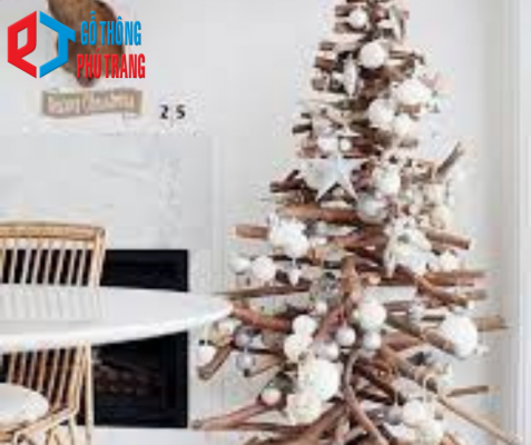 cây thông noel gỗ