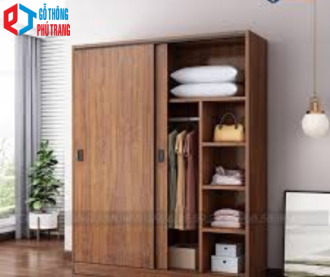 tủ quần áo gỗ thông