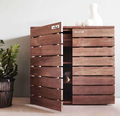 đóng kệ giày bằng gỗ pallet