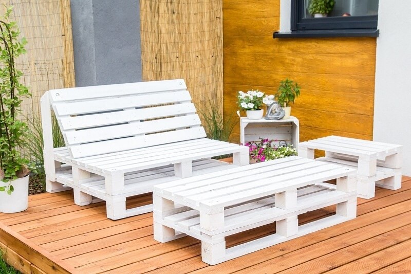 cách đóng bàn ghế bằng gỗ pallet