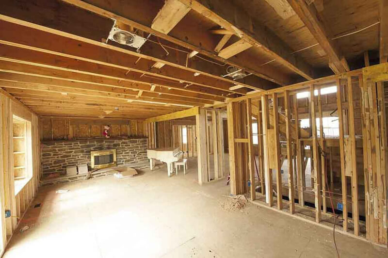 Cấu trúc khung và giá đỡ bằng gỗ chống cháy