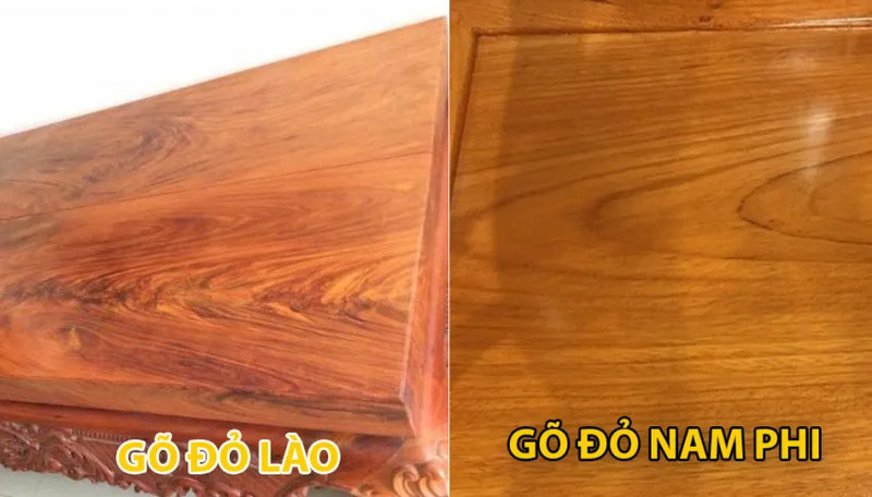 Phân biệt gỗ Gõ Lào và Nam Phi