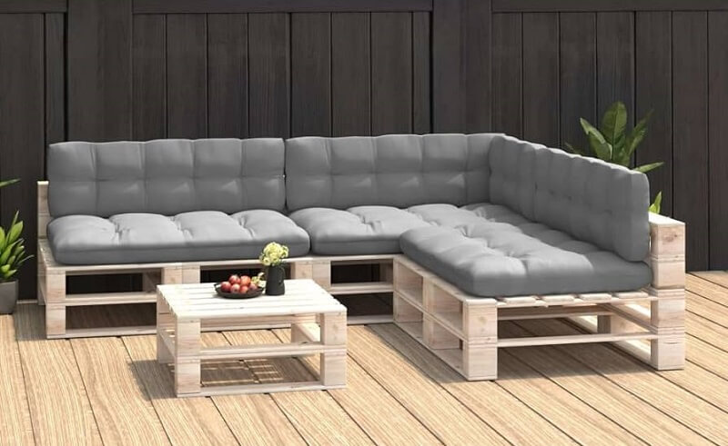 Mẫu sofa màu xám