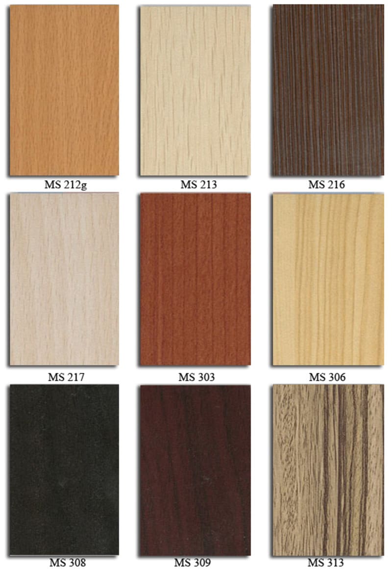 Bảng màu gỗ công nghiệp MFC