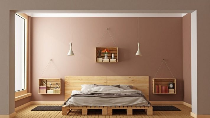 giường pallet gỗ