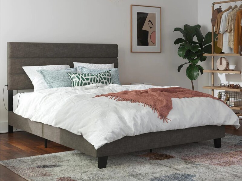 Giường gỗ MFC bọc nệm sofa