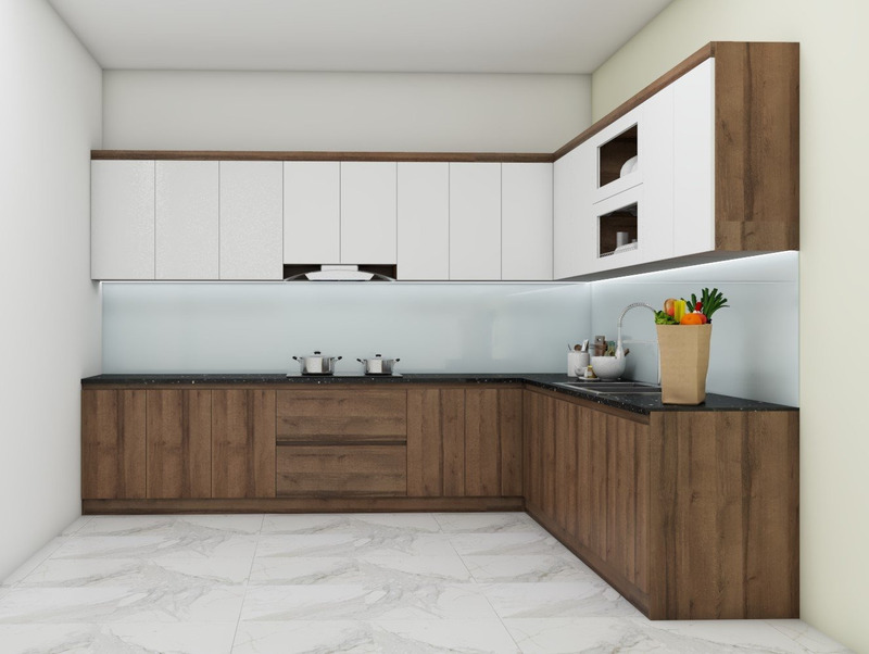 Tủ bếp gỗ HDF lõi xanh