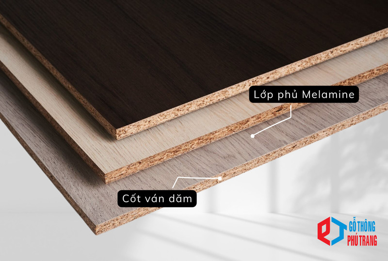 Cấu tạo gỗ MDF phủ Melamine