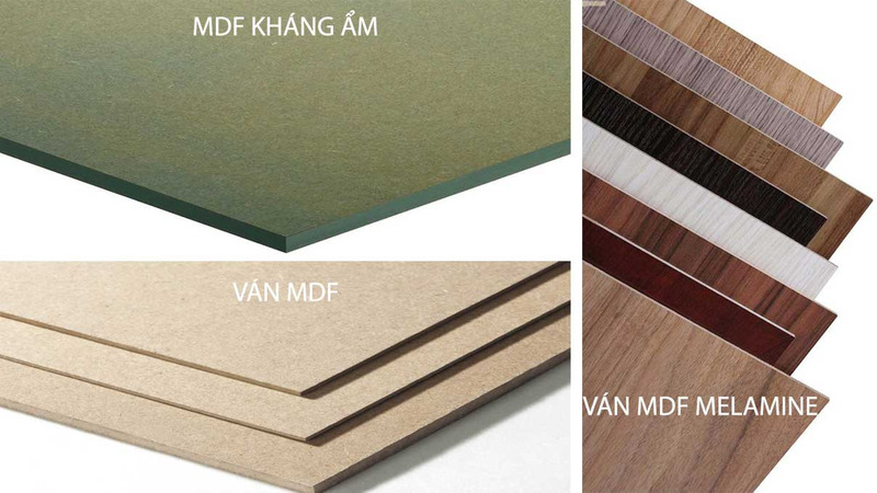 Các loại ván gỗ MDF