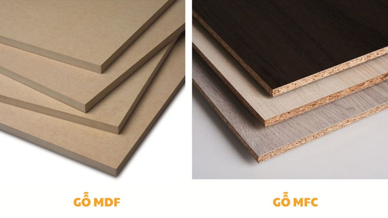 Gỗ MDF và gỗ MFC