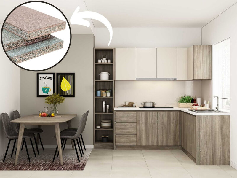 Tủ bếp MFC chống ẩm