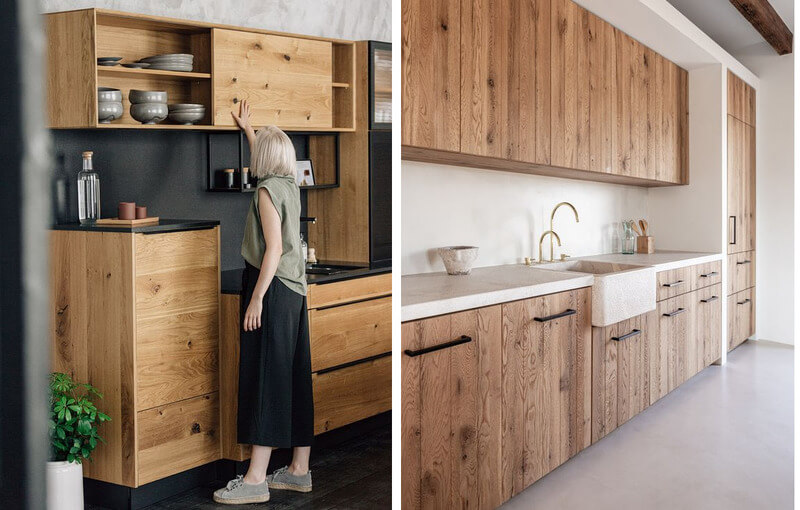 Cấu tạo tủ bếp gỗ MFC lõi xanh