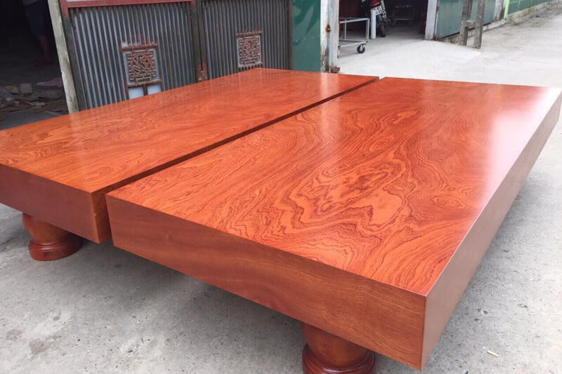 Giường gỗ xoan đào