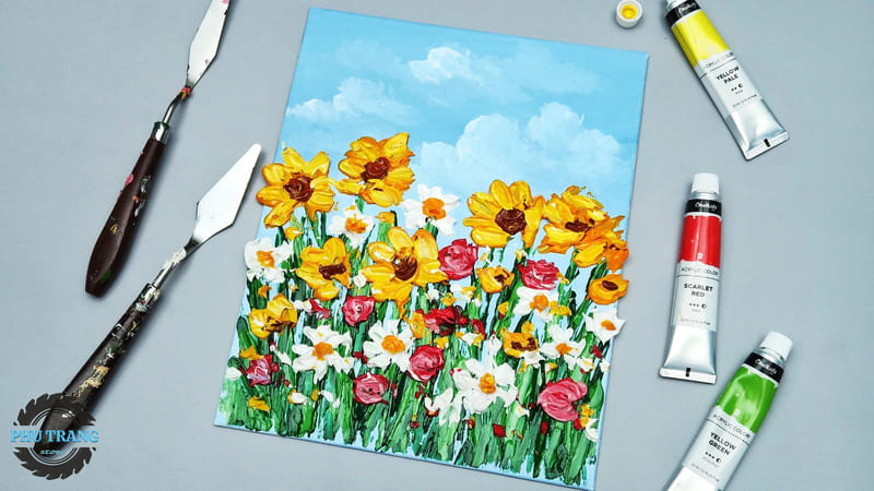 Ứng dụng của màu Acrylic trong lĩnh vực hội họa