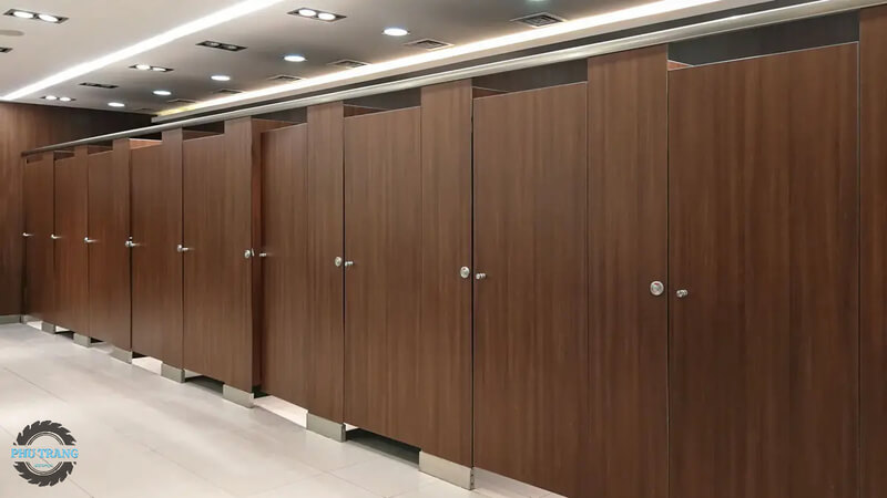 Vách ngăn nhà vệ sinh tấm Compact