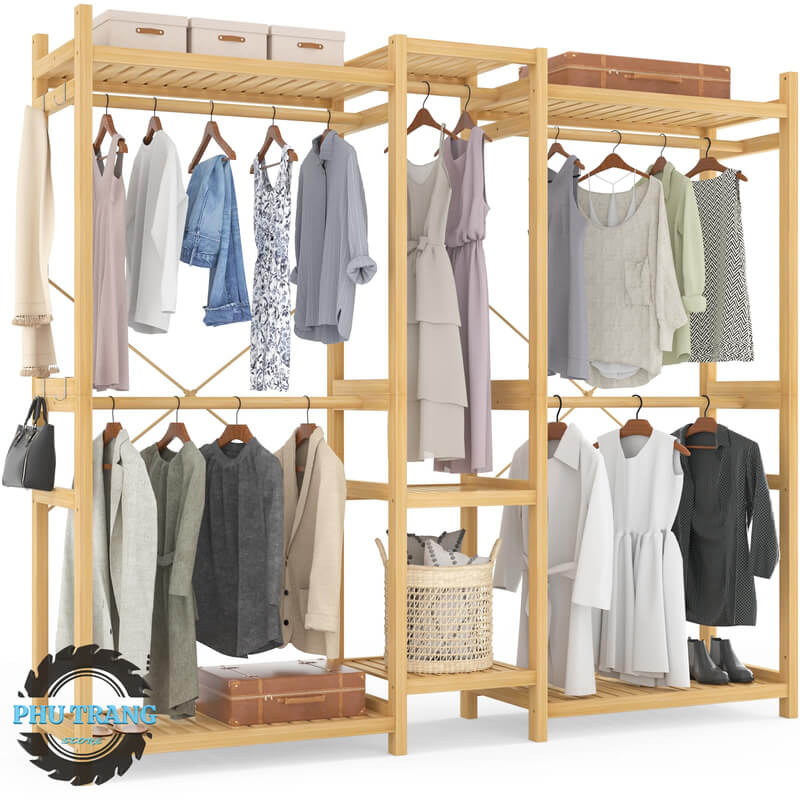 Tủ quần áo mở (Open Closet)