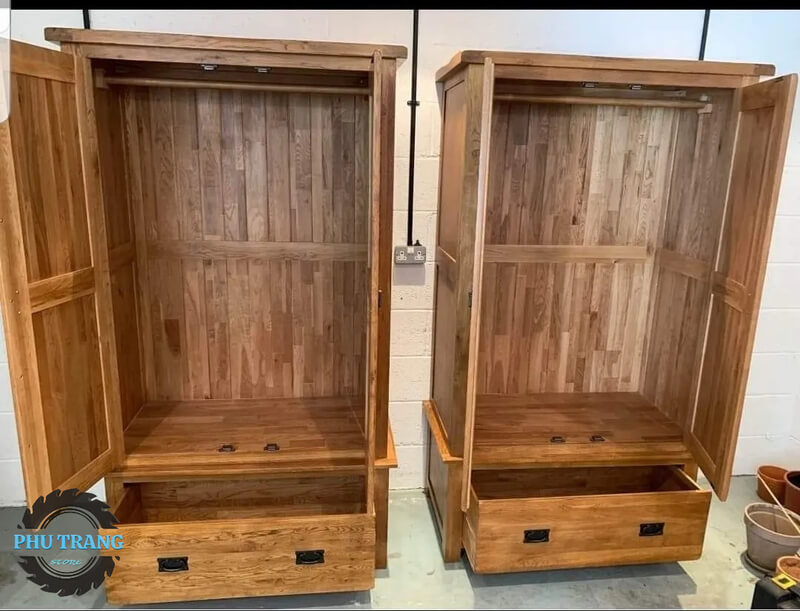 Tủ quần áo phong cách Rustic