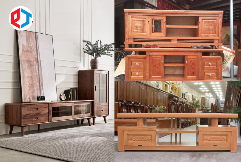 kệ tivi kệ tủ gỗ bách xanh