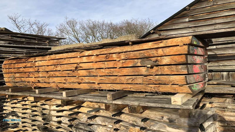 Gỗ Sồi xẻ sấy