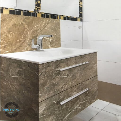 Laminate giả đá ốp tường