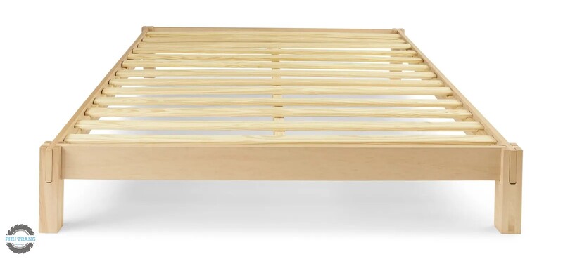 Giường gỗ tự nhiên