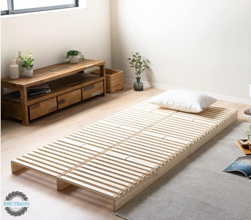 Giường ngủ bằng gỗ pallet