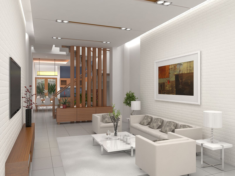Trang trí phòng khách tiện nghi cho nhà cấp 4