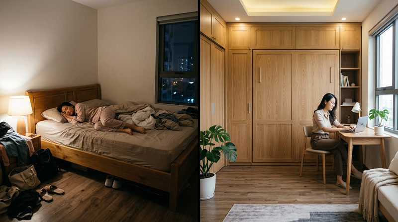Phân tích lợi ích: Giường gấp thông minh bằng gỗ mang lại gì?