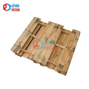 pallet gỗ thông 110cm x 130cm đố khuyết