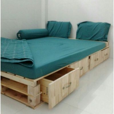 Bán giường gỗ pallet