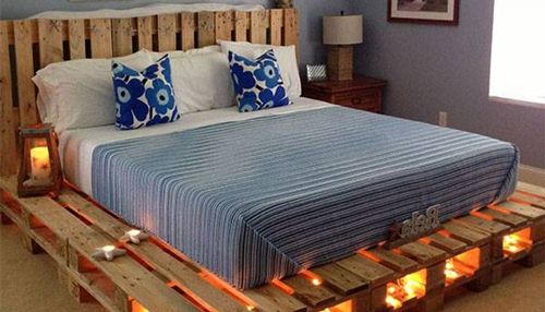 Bán giường gỗ pallet