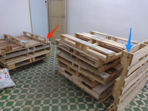 Pallet gỗ làm giường