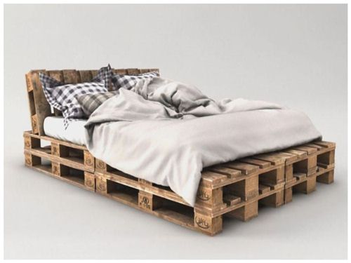 Pallet gỗ làm giường