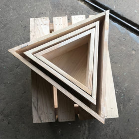 bàn ghế gỗ thông cho quán cafe