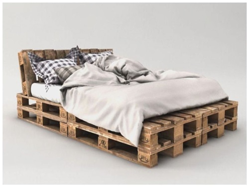 giường gỗ pallet giá rẻ