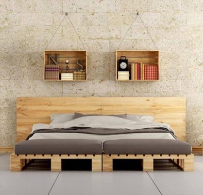 Bật mí ưu, nhược điểm của pallet gỗ giường làm từ gỗ thông
