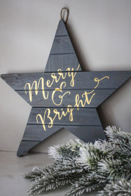 trang tri noel bang pallet go cu