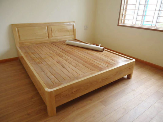 giường gỗ tự nhiên 